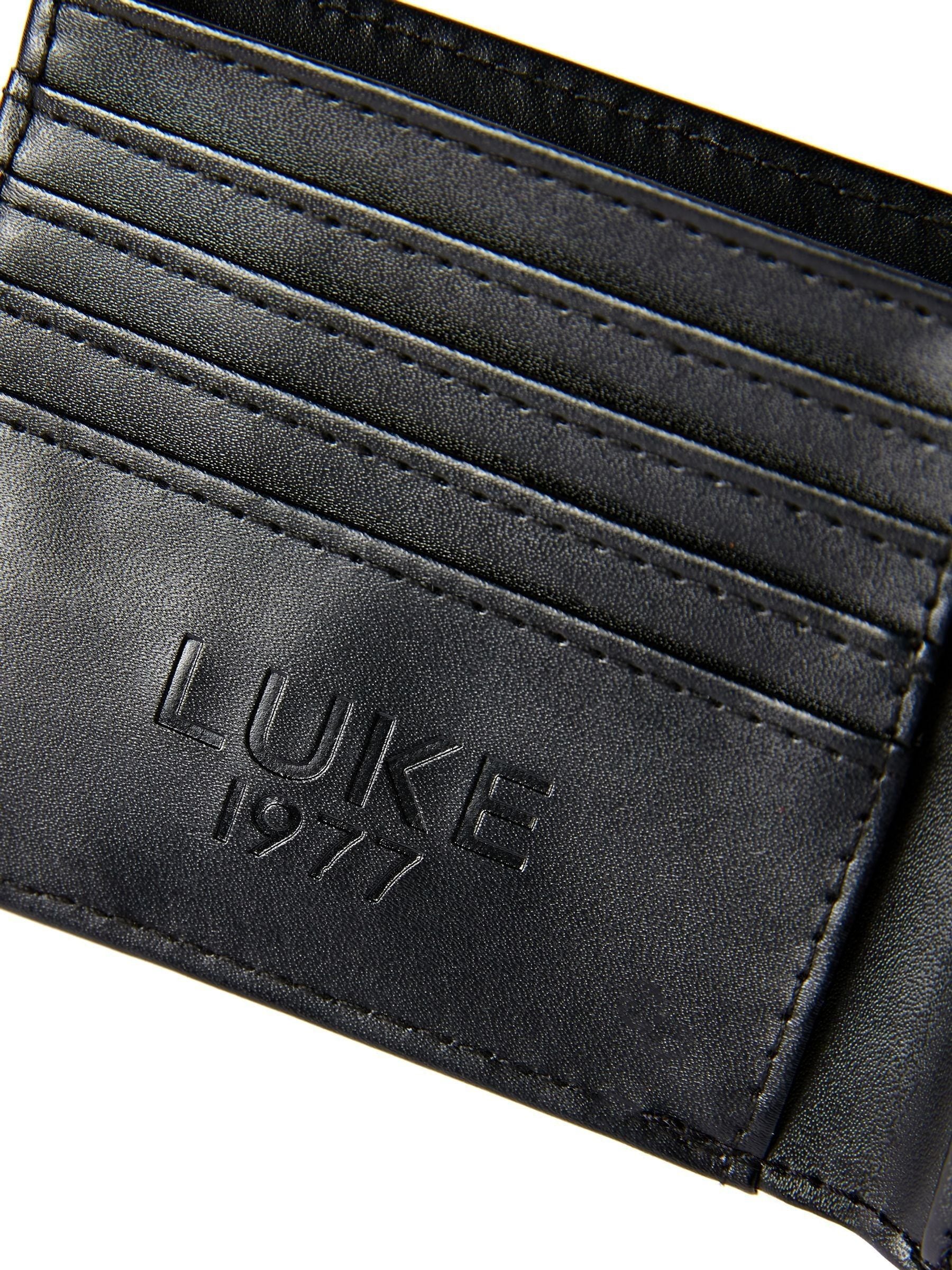 Luke 1977 Black Dover wallet and card holder set, imported from the UK