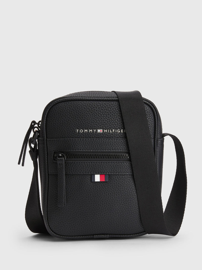 Tommy Hilfiger black small reporter bag, imported from the UK