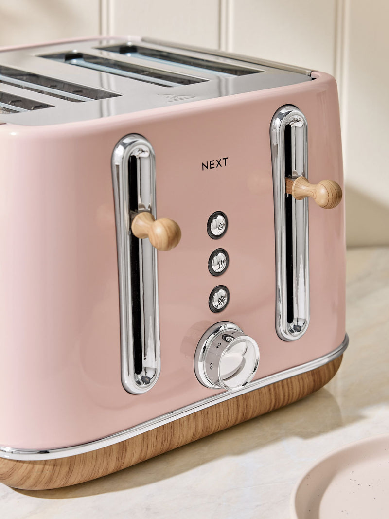 Malvern pink 4-slice toaster, imported from the UK