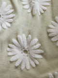Green Fleece Daisy Floral Jacquard Duvet Cover Set, UK version