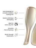 Tangle Teezer Champagne Gold Ultimate Detangler Chrome, imported from the UK
