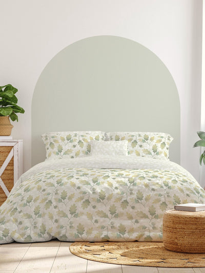 Next Copenhagen Home Green Oak Leaf Duvet Cover Set- Buy online at McGrocer