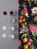 Graham & Brown wallpaper sample Blackcurrant Physic Garden A4, UK version