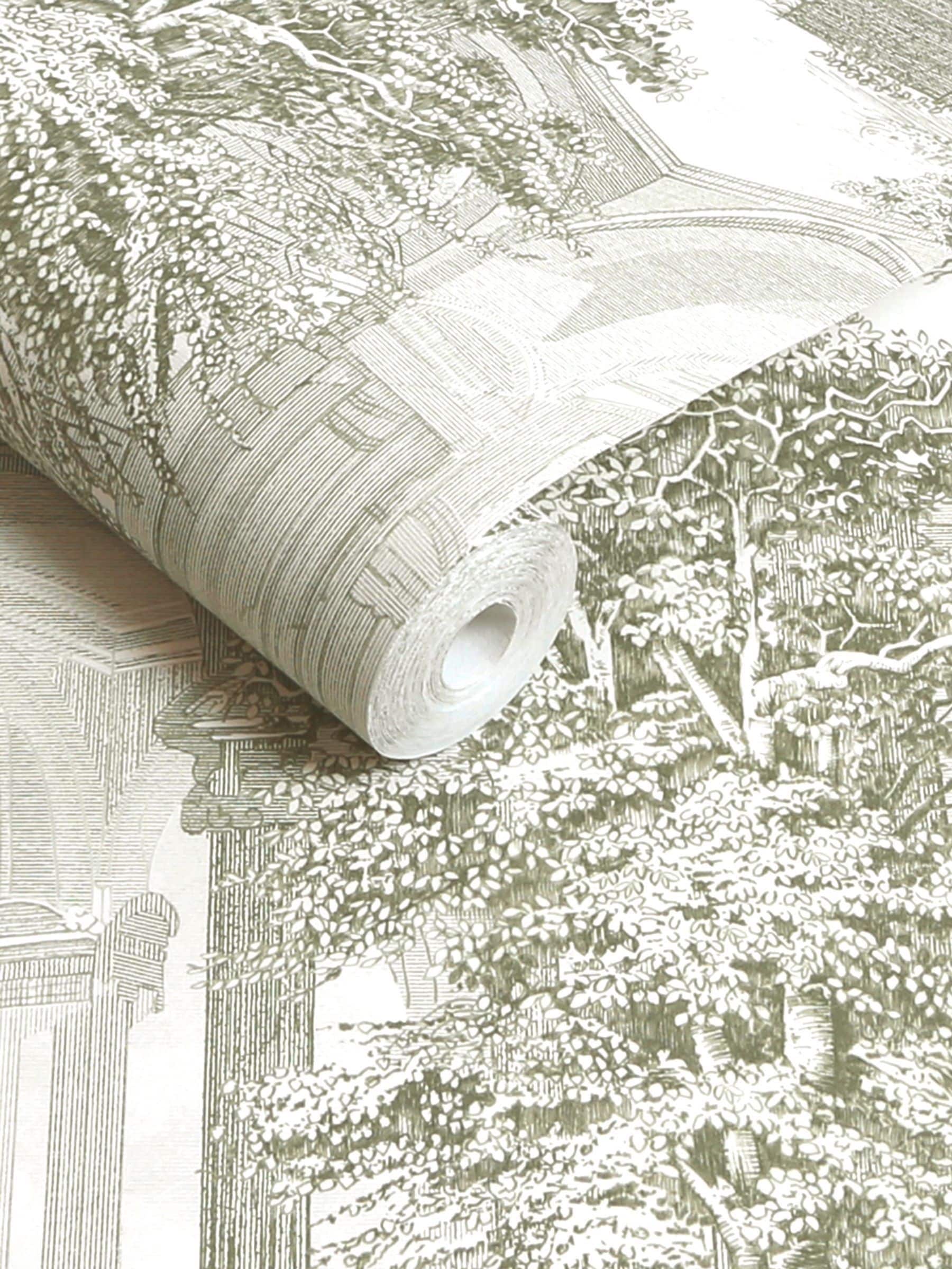 Graham & Brown Rivington Folly A4 wallpaper sample, imported from the UK