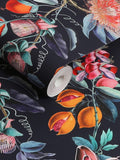 Graham & Brown Navy Physic Garden wallpaper sample A4, imported from the UK