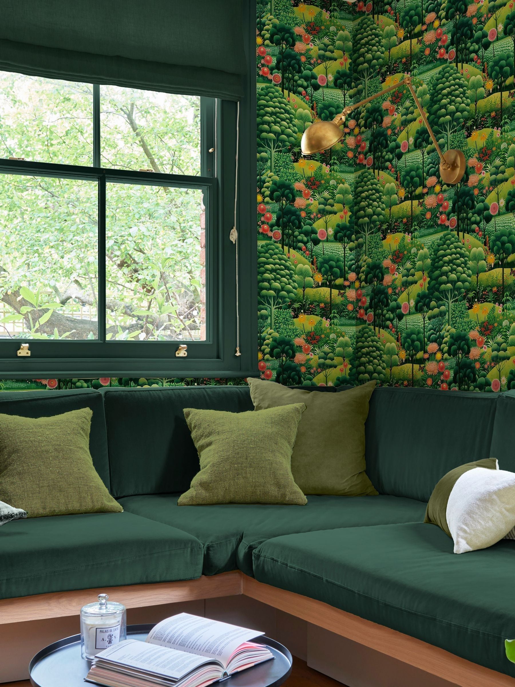 Graham & Brown Arley Garden A4 wallpaper sample (British brand)