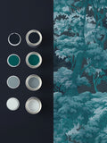 Graham & Brown Midnight Bobart's Garden wallpaper sample A4 (British brand)