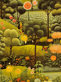 Graham & Brown Dusk Arley Garden wallpaper sample A4 (British brand)