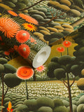 Graham & Brown Dusk Arley Garden wallpaper sample A4 (British brand)