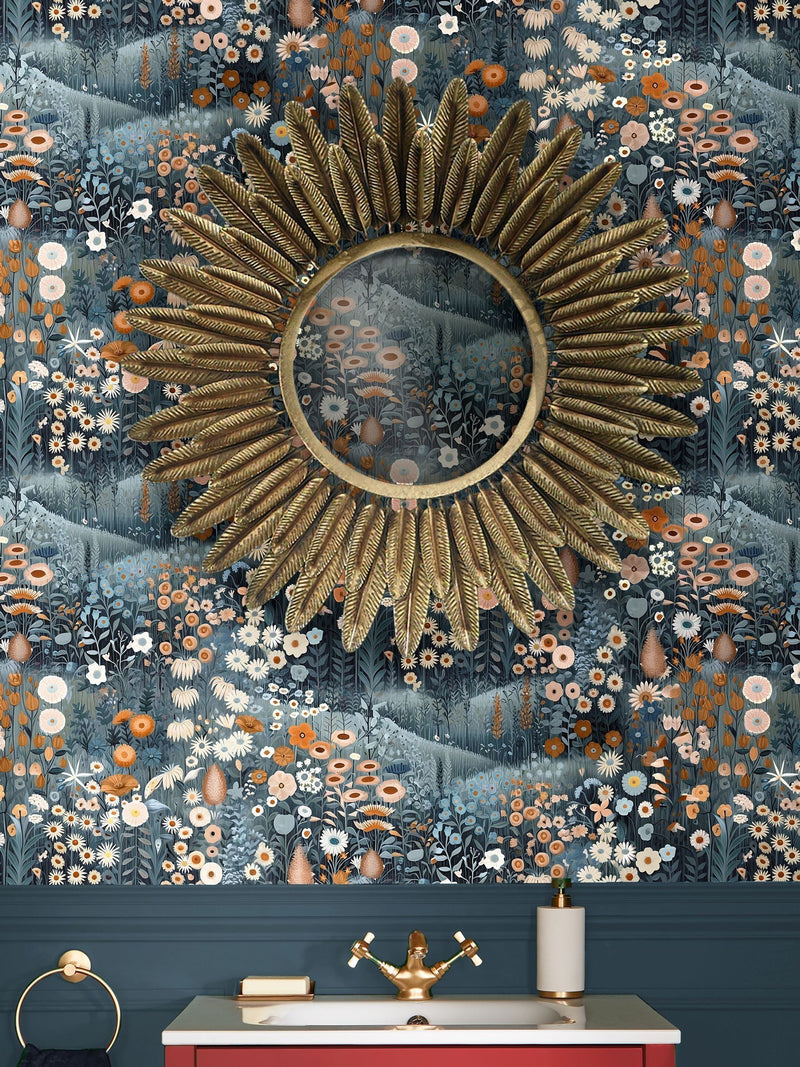 Graham & Brown Midnight wallpaper sample A4, imported from the UK