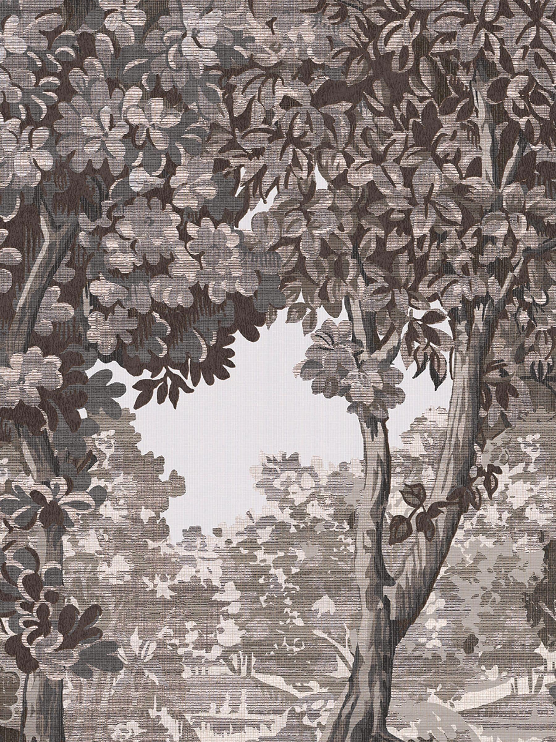 Graham & Brown Bodenham charcoal wallpaper sample A4 - British product