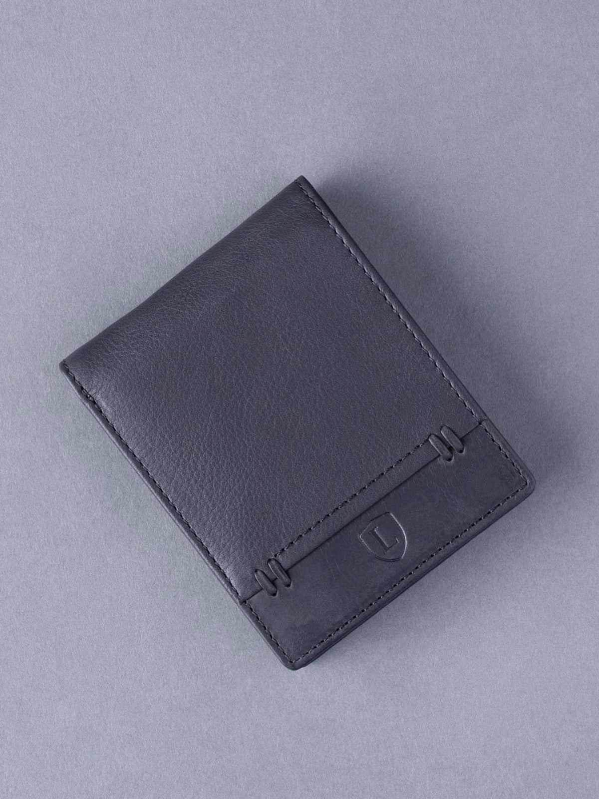 Lakeland Leather Black Stitch Bi-Fold Wallet