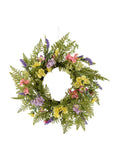 Everlands floral spring wreath 13cm x 55cm x 55cm - British product