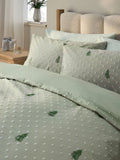 Green Christmas Tree duvet cover and pillowcase set, UK version