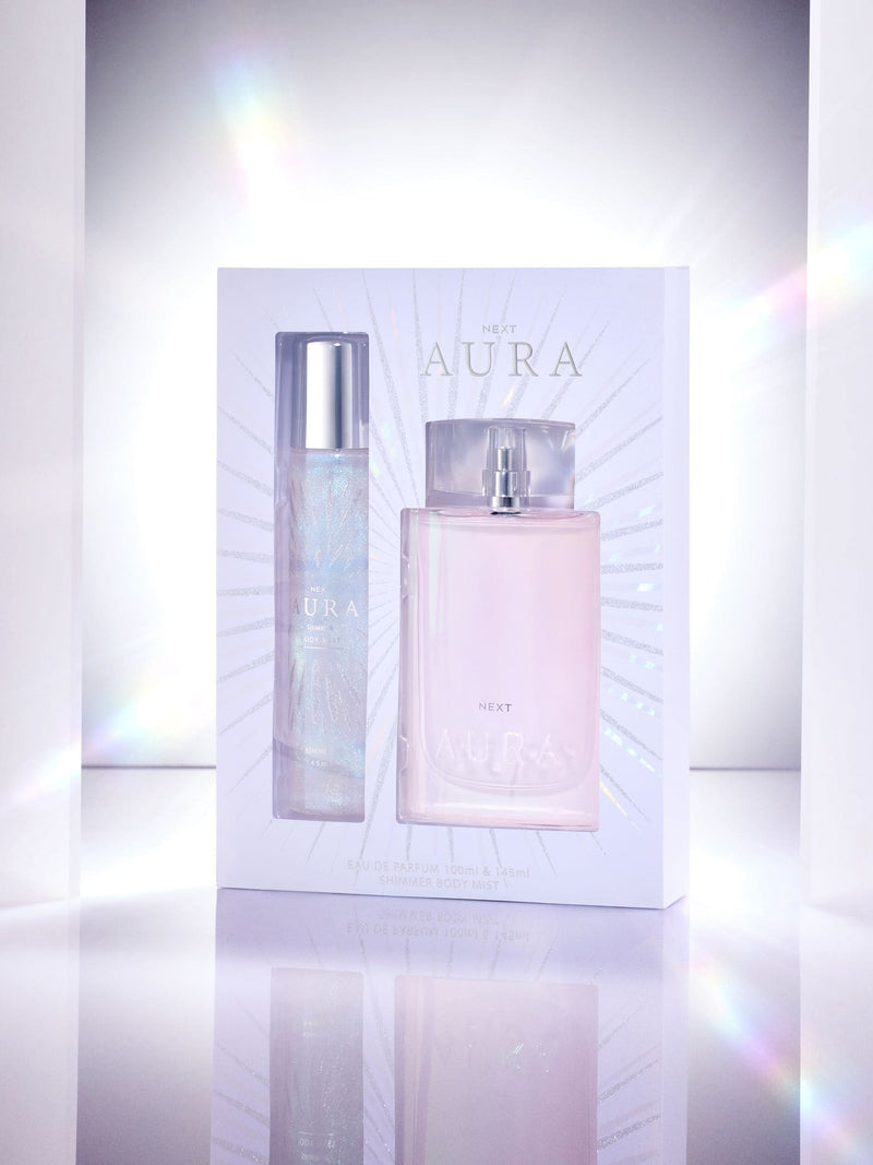 Aura perfume gift set 100ml EDP and 145ml shimmer mist, UK version