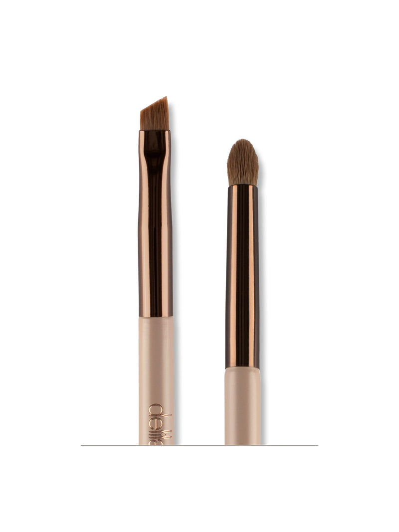 Delilah dual ended precision brush makeup tool, imported from the UK