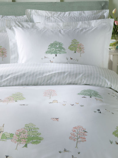 Next Sophie Allport Green Spring Cottage Duvet Cover and Pillowcase Set- Buy online at McGrocer