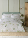 Sophie Allport Green Spring Cottage duvet cover and pillowcase set (British brand)