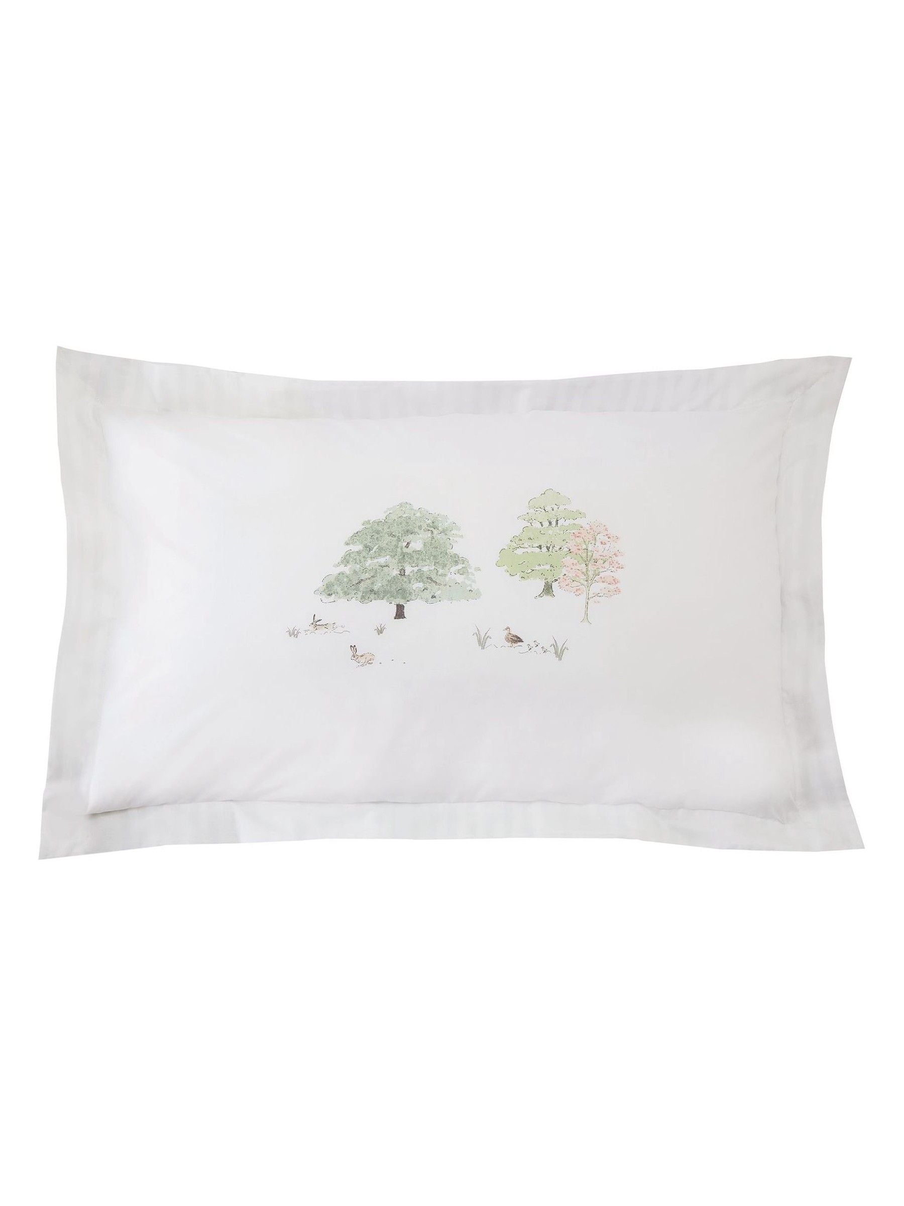 Sophie Allport Green Spring Cottage duvet cover and pillowcase set (British brand)