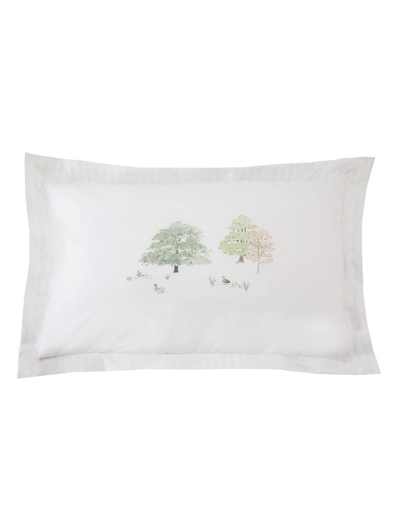 Sophie Allport Green Spring Cottage duvet cover and pillowcase set (British brand)