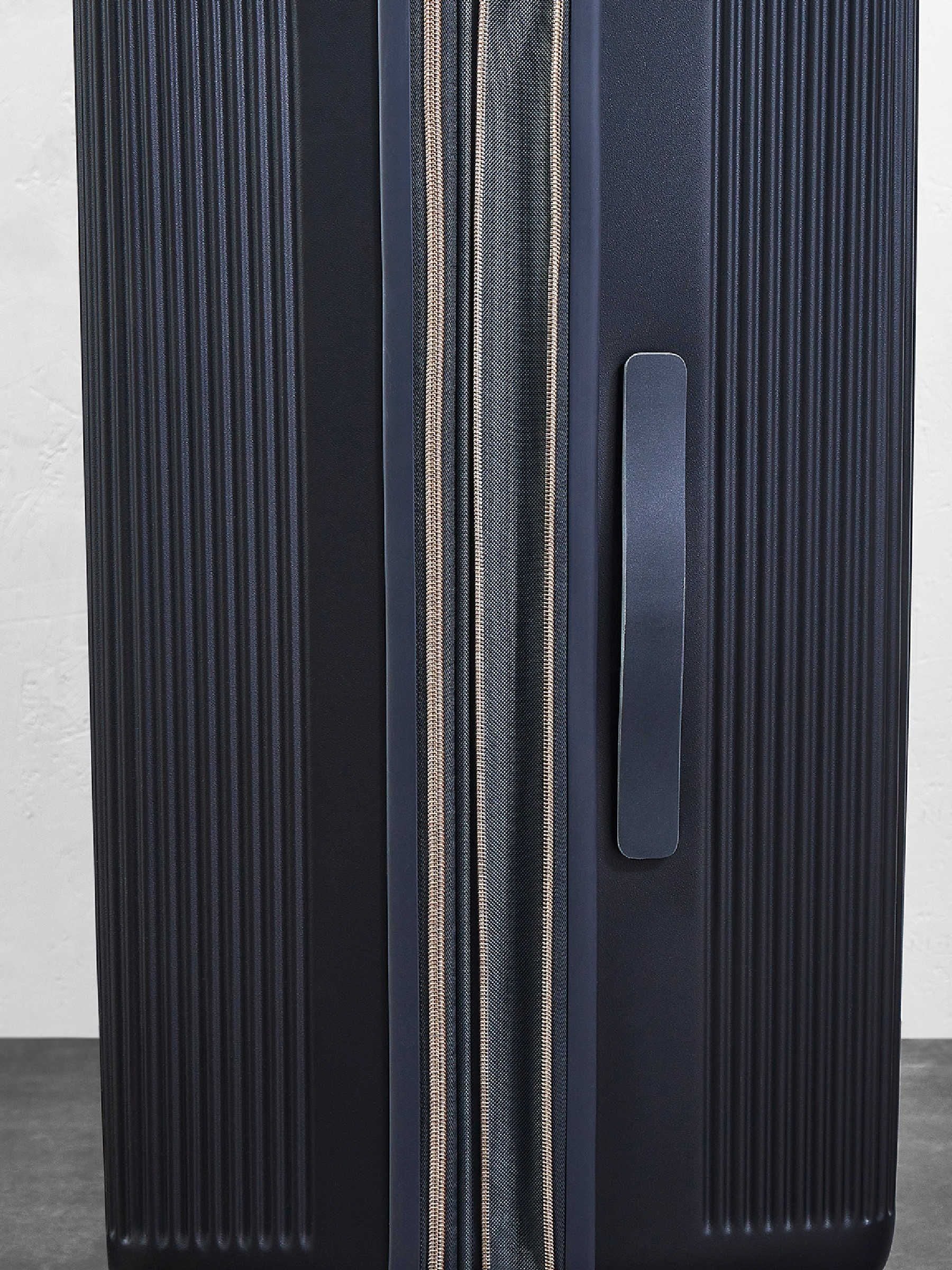 Rock Luggage grey large Aria suitcase, imported from the UK