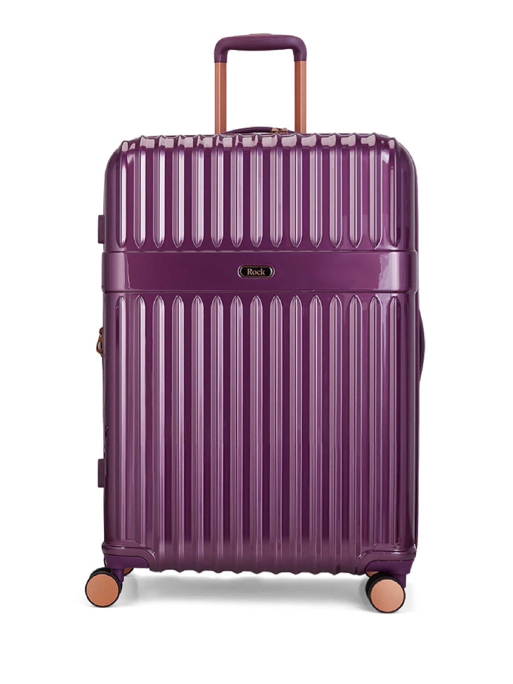 Rock Luggage Purple Large Selene Suitcase