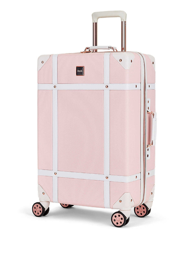 Rock Luggage Pink Vintage Medium Suitcase