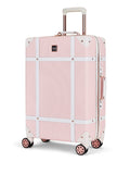 Rock Luggage Pink Vintage Medium Suitcase