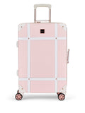 Rock Luggage Pink Vintage Medium Suitcase
