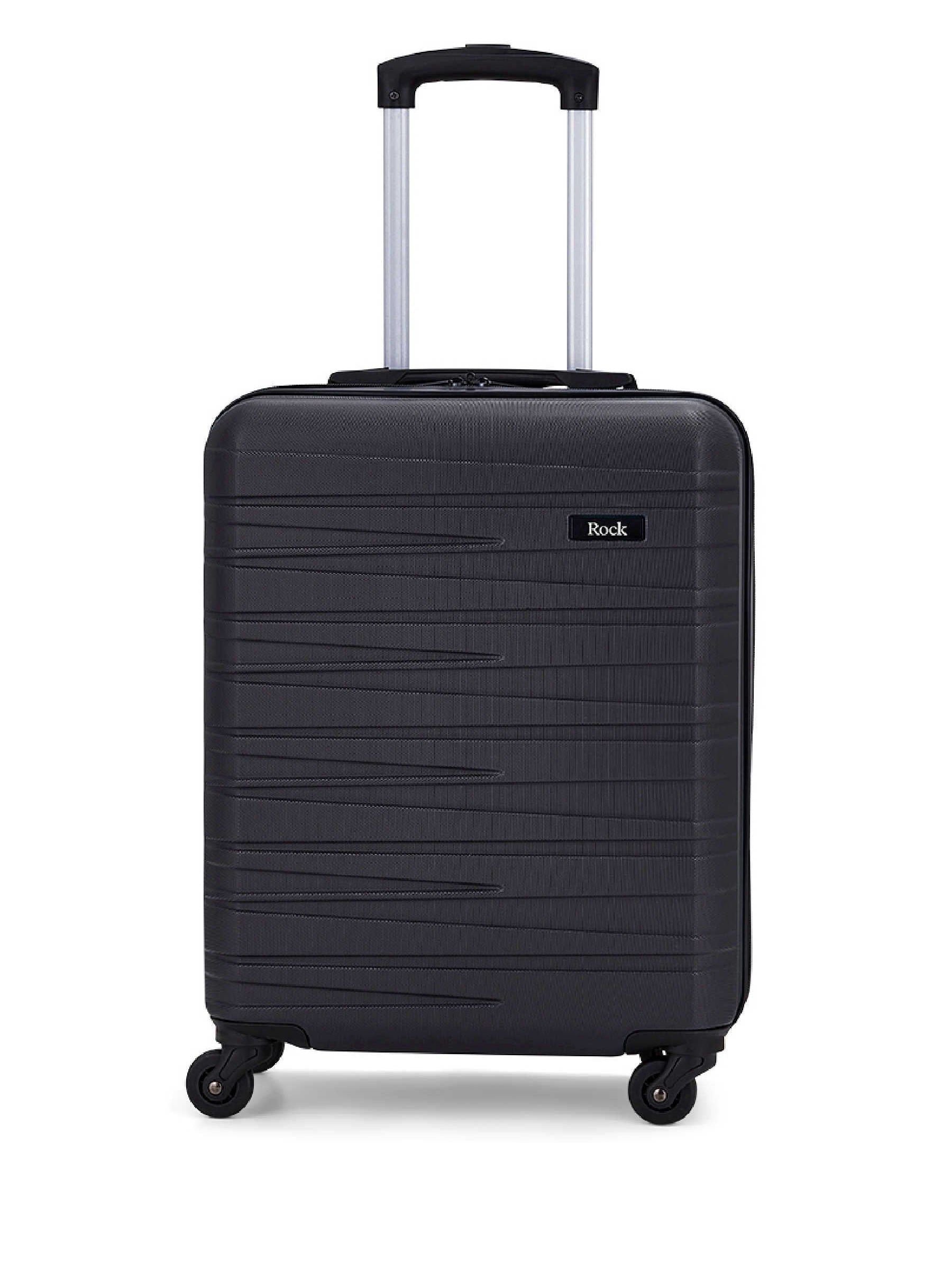 Rock Luggage Black Seattle Cabin Suitcase