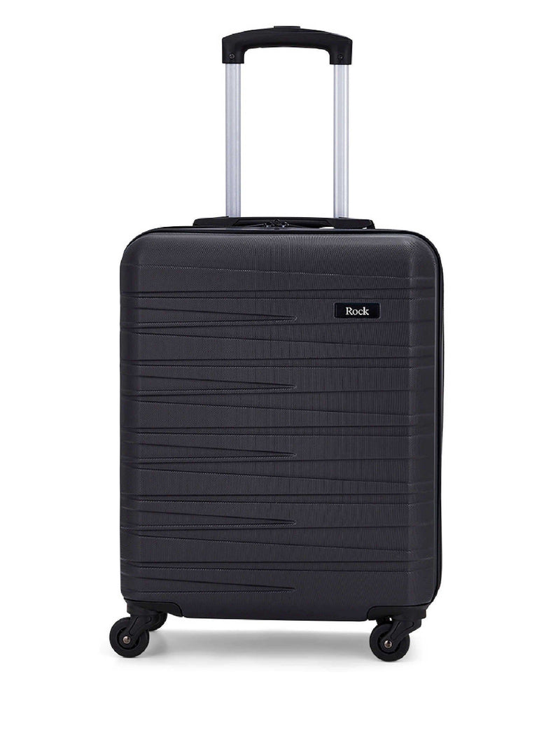 Rock Luggage Black Seattle Cabin Suitcase