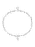 Estella Bartlett Silver Tone CZ Star Sienna Bracelet 16.5cm - British product
