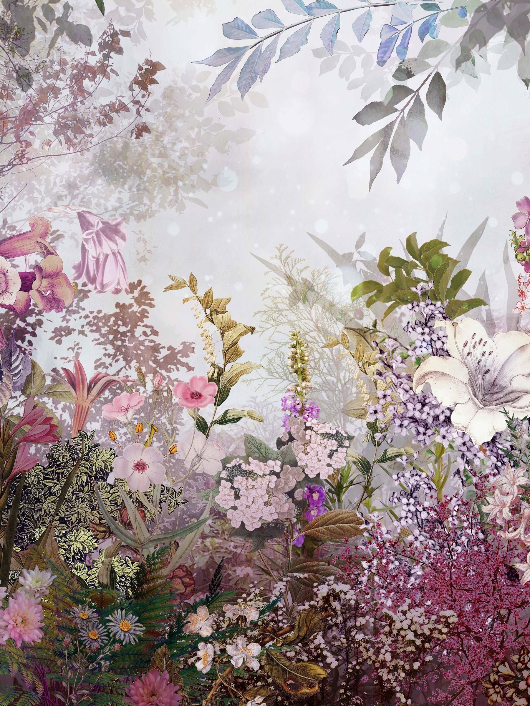 Graham & Brown Bloom Fantasy floral wall mural 4M, UK version