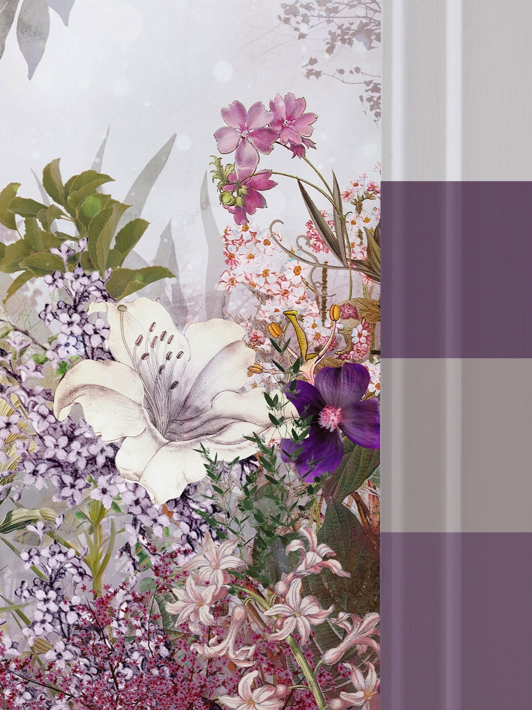 Graham & Brown Bloom Fantasy floral wall mural 4M, UK version