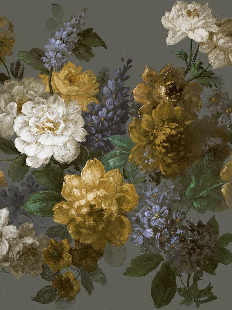 Graham & Brown Vintage Bloem Fixed 4M Wallpaper Mural