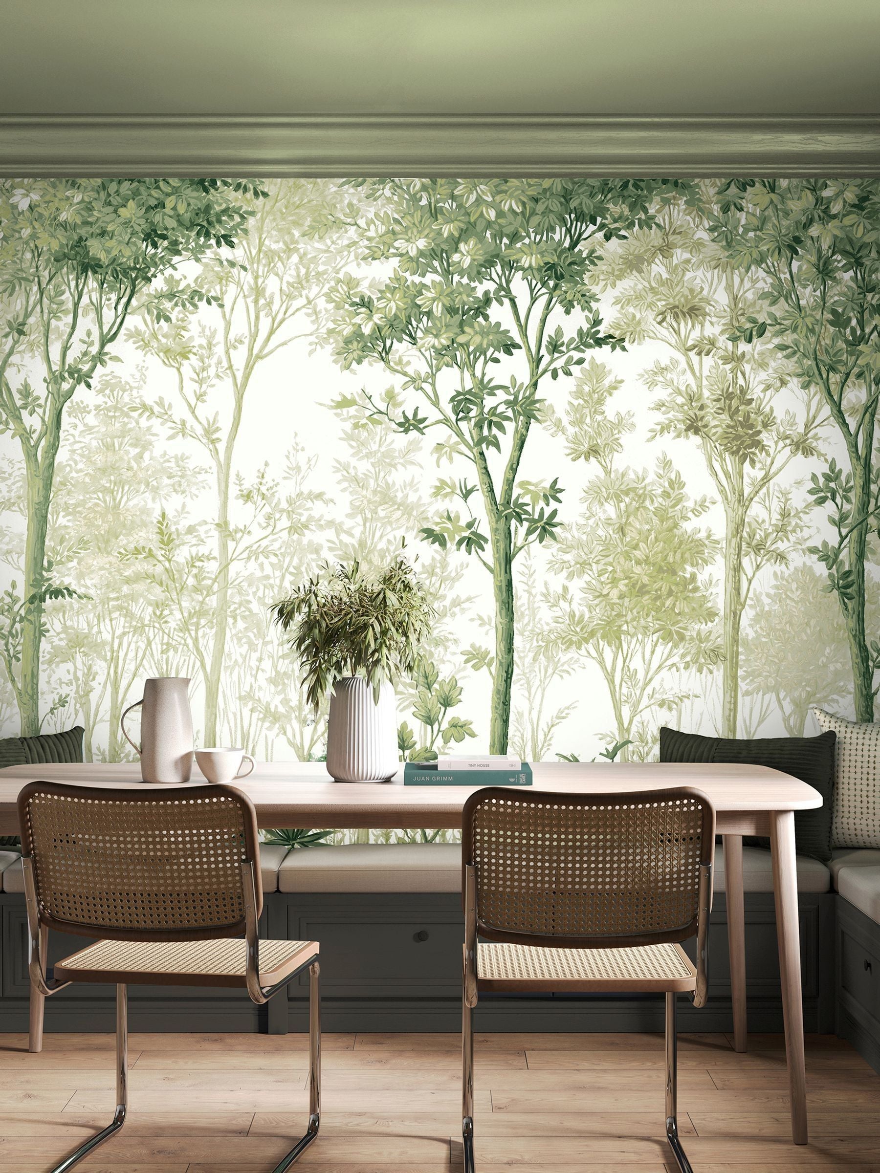 Graham & Brown Sage Coppice Fixed 4M Mural