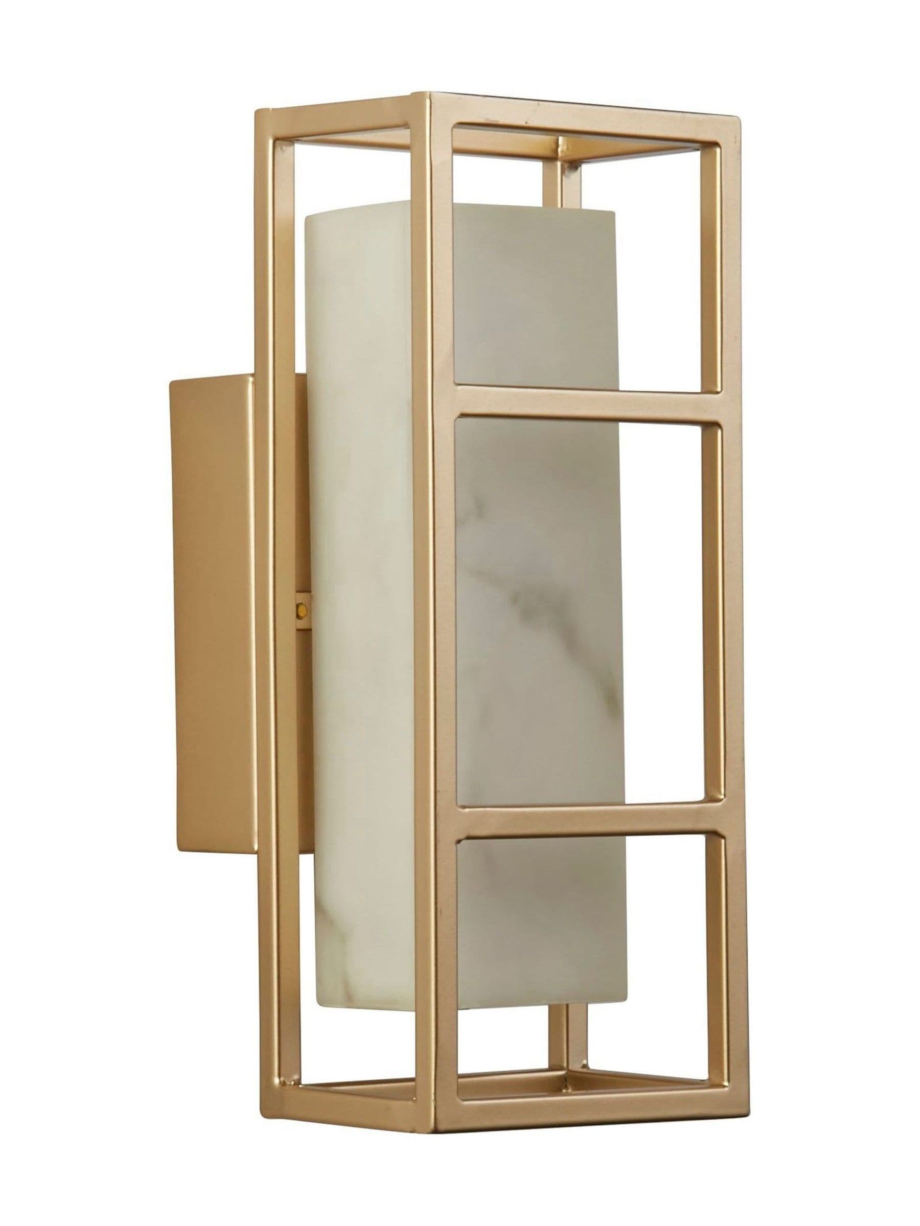 Searchlight Gold Corral LED wall light (British brand)
