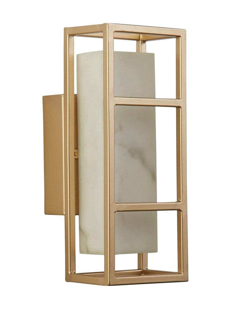 Searchlight Gold Corral LED wall light (British brand)
