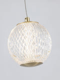Searchlight Brass Charm 5-light pendant ceiling light - UK version