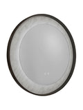 Searchlight Helios LED mirror matt black 80cm, imported from the UK