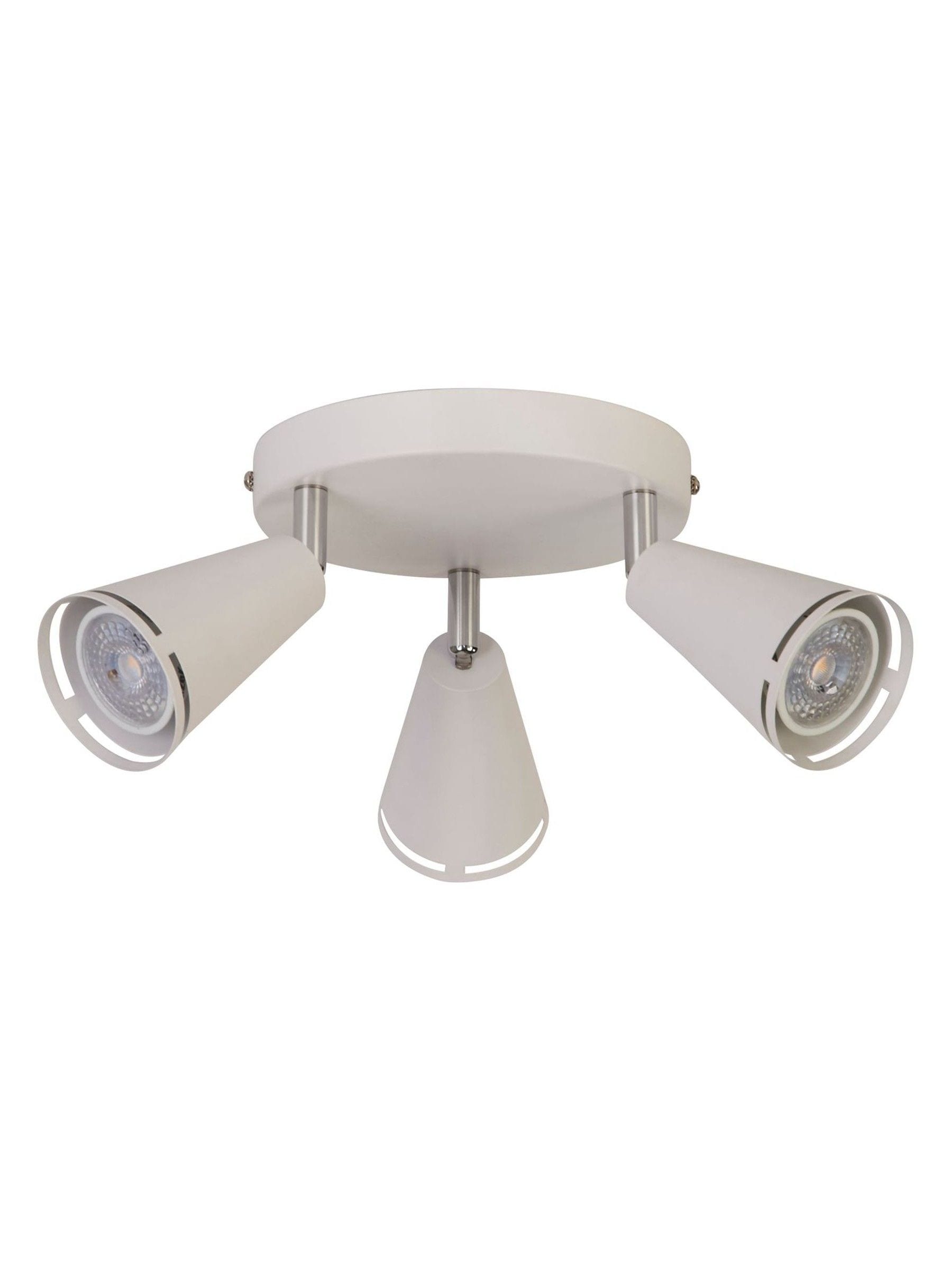 Searchlight Astrid 3-light ceiling spotlight, UK version