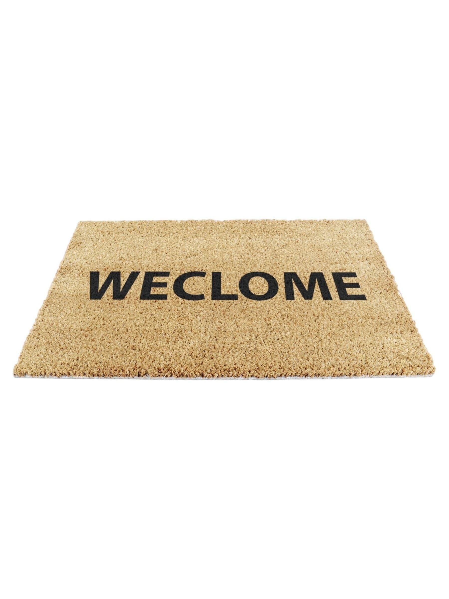 Artsy Mats funny 'Weclcome' doormat 60x40cm - British product