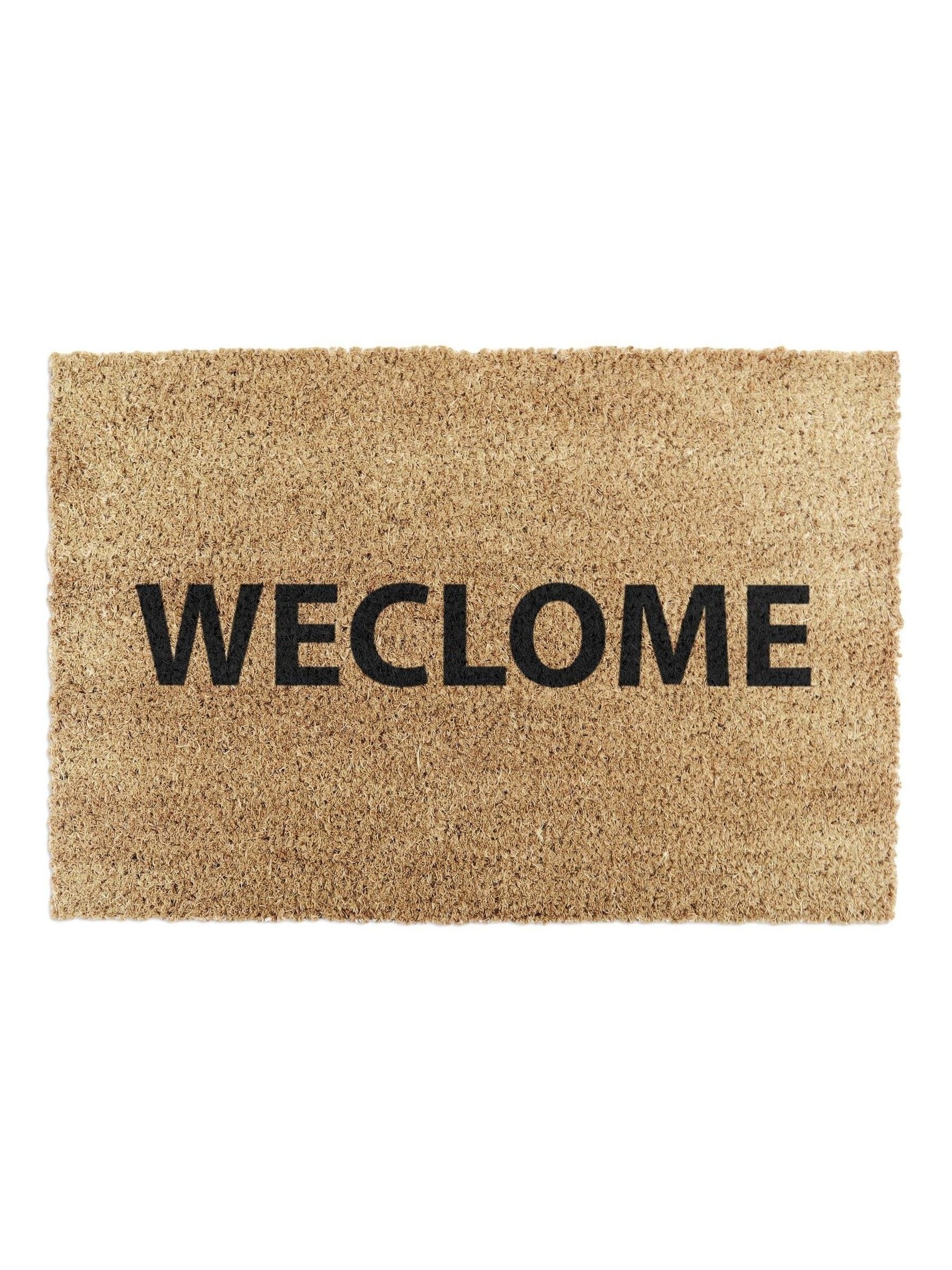 Artsy Mats funny 'Weclcome' doormat 60x40cm - British product