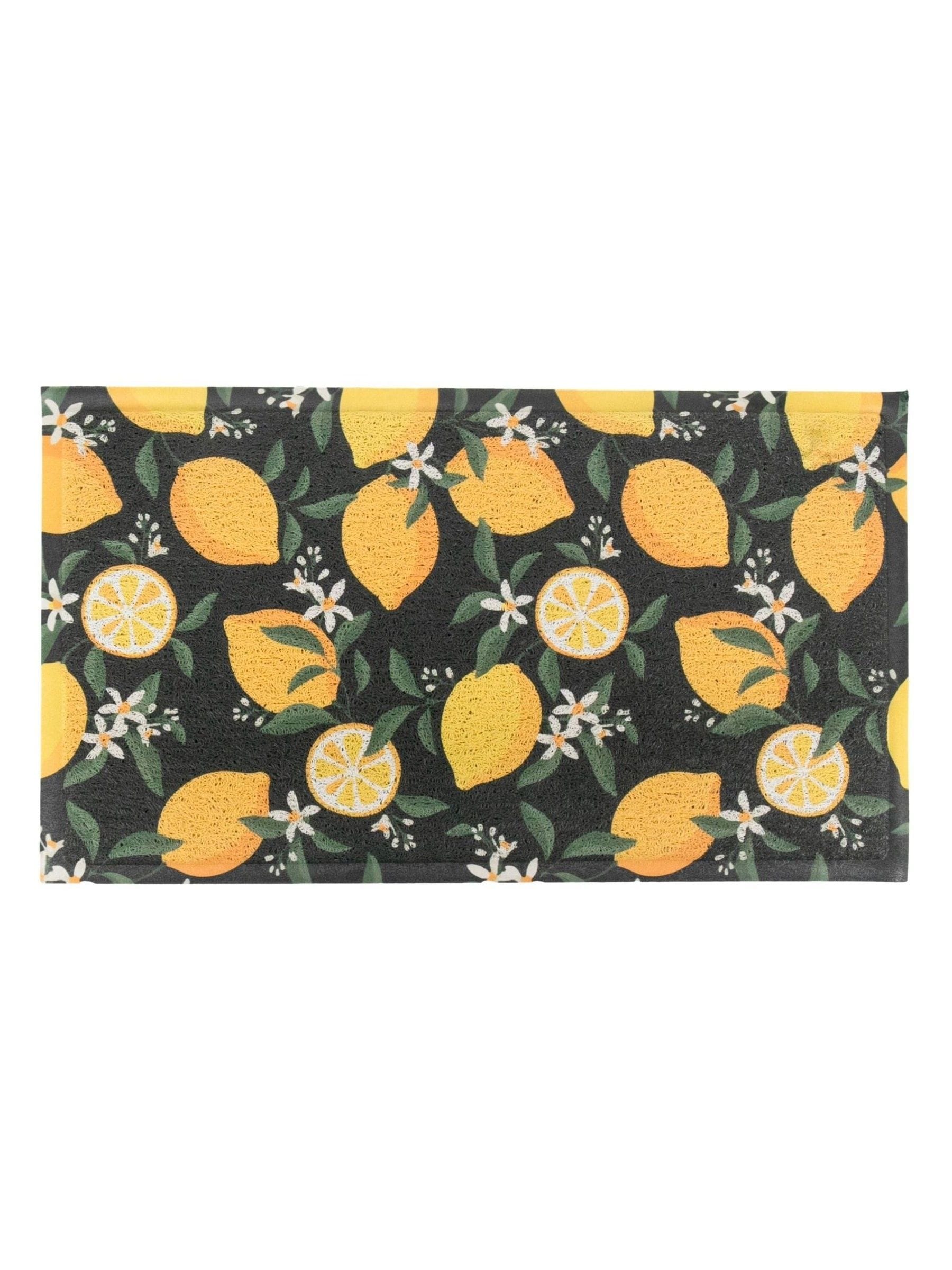 Artsy Mats Multi Lemons doormat 70x40cm, imported from the UK