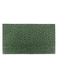 Artsy Mats green leopard print doormat 70x40cm, UK version