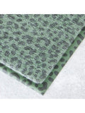 Artsy Mats green leopard print doormat 70x40cm, UK version