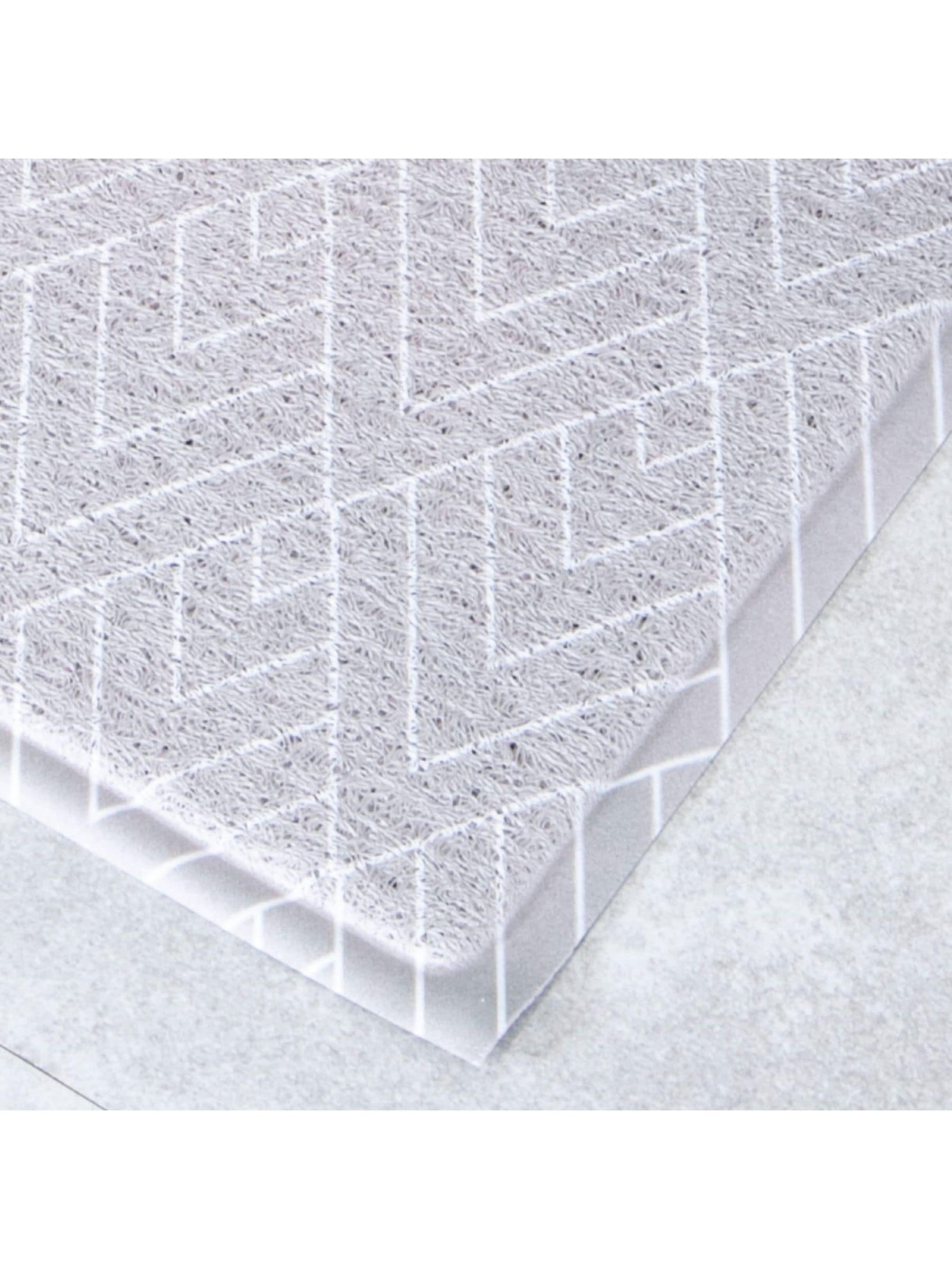 Artsy Mats grey geometric doormat 70x40cm, imported from the UK