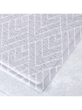 Artsy Mats grey geometric doormat 70x40cm, imported from the UK