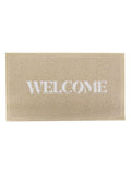 Artsy Mats beige welcome doormat 70x40cm, imported from the UK