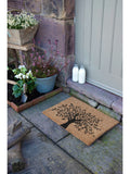 Artsy Mats Tree of Life doormat natural coir 60x40cm (British brand)